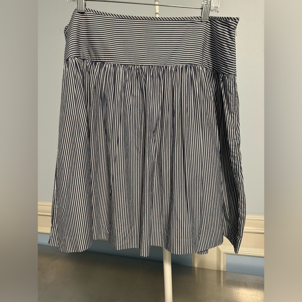 Gap - striped cotton full midi skirt
